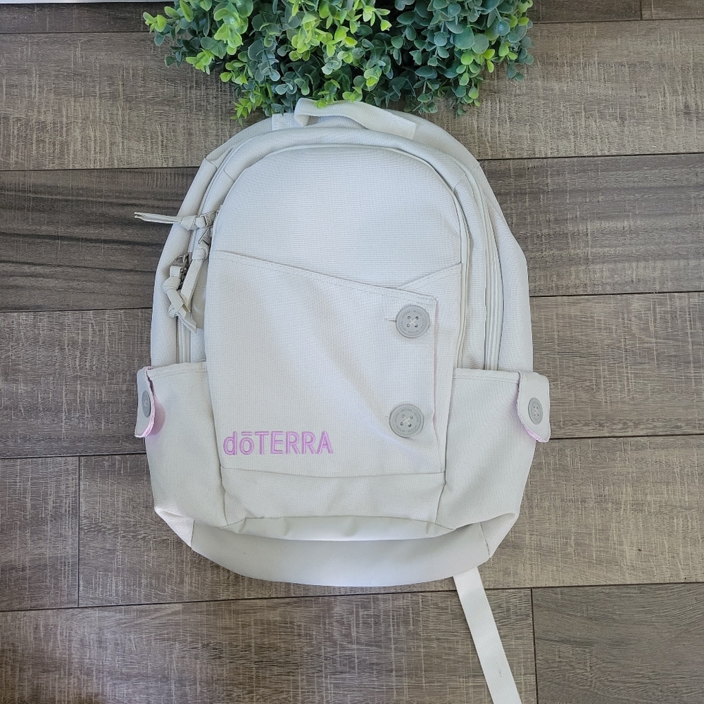 DoTerra White Pink Backpack